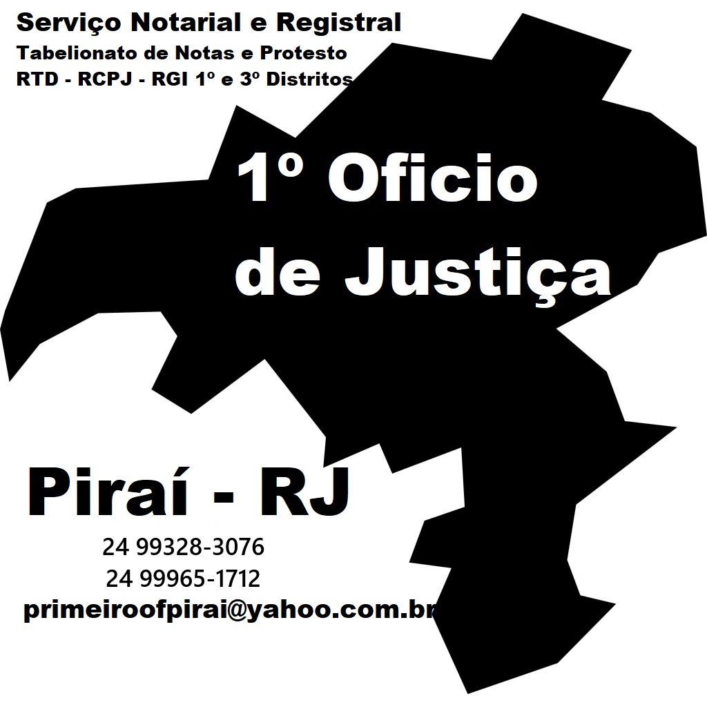 1� Of�cio de Justi�a de Pira�